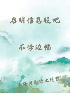 启明信息股吧