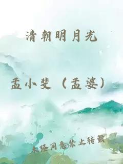 清朝明月光