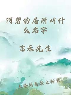 阿碧的居所叫什么名字