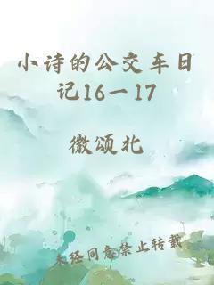 小诗的公交车日记16一17