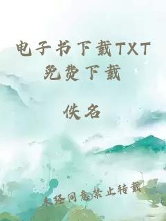 电子书下载TXT免费下载