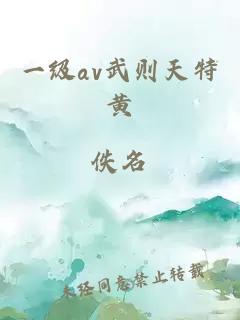 一级av武则天特黄