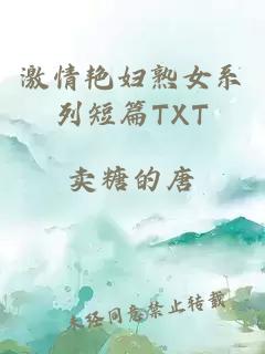 激情艳妇熟女系列短篇TXT