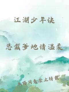 江湖少年诀