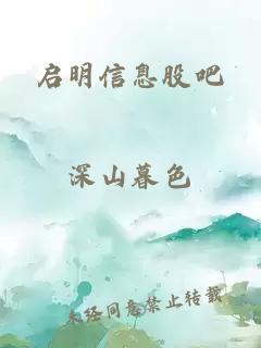 启明信息股吧