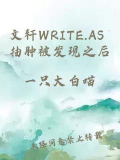 文轩WRITE.AS 抽肿被发现之后