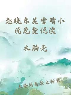 赵晓东吴雪晴小说免费悦读