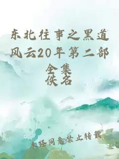 东北往事之黑道风云20年第二部全集