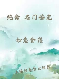 纯禽 名门婚宠