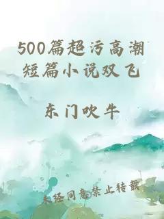 500篇超污高潮短篇小说双飞