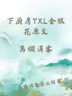 下厨房TXL金银花原文