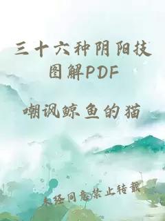 三十六种阴阳技图解PDF