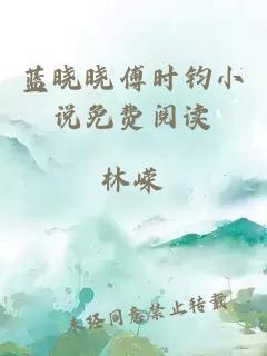 蓝晓晓傅时钧小说免费阅读