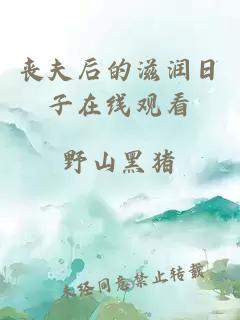 丧夫后的滋润日子在线观看