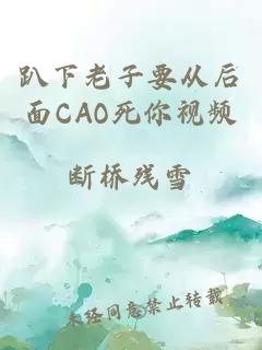 趴下老子要从后面CAO死你视频