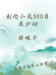 刮伦小说500目录少妇