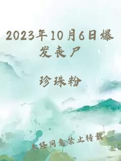 2023年10月6日爆发丧尸