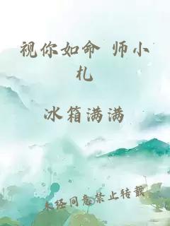 视你如命 师小札