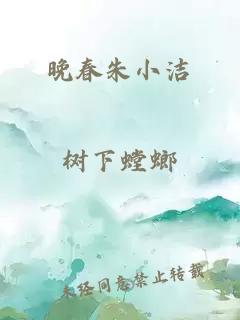 晚春朱小洁