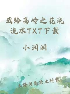 我给高岭之花浇浇水TXT下载