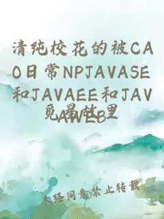 清纯校花的被CAO日常NPJAVASE和JAVAEE和JAVAWEB