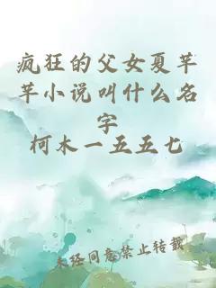 疯狂的父女夏芊芊小说叫什么名字