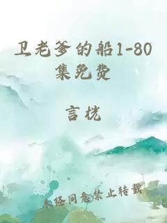 卫老爹的船1-80集免费