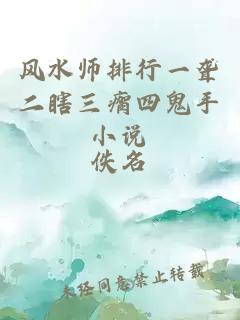 风水师排行一聋二瞎三瘸四鬼手小说