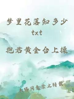 梦里花落知多少txt