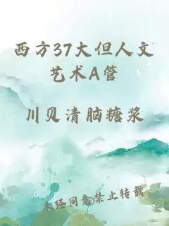 西方37大但人文艺术A管