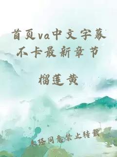 首页va中文字幕不卡最新章节