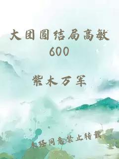 大团圆结局高敏600