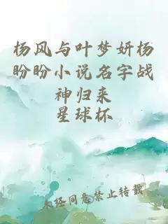 杨风与叶梦妍杨盼盼小说名字战神归来