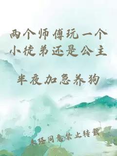 两个师傅玩一个小徒弟还是公主