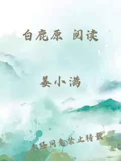 白鹿原 阅读