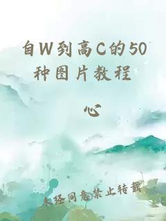 自W到高C的50种图片教程