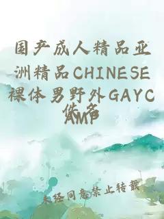 国产成人精品亚洲精品CHINESE裸体男野外GAYCAMP